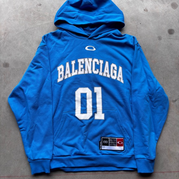 Balenciaga Other - Men's Basketball Series Blue Balenciaga Hoodie